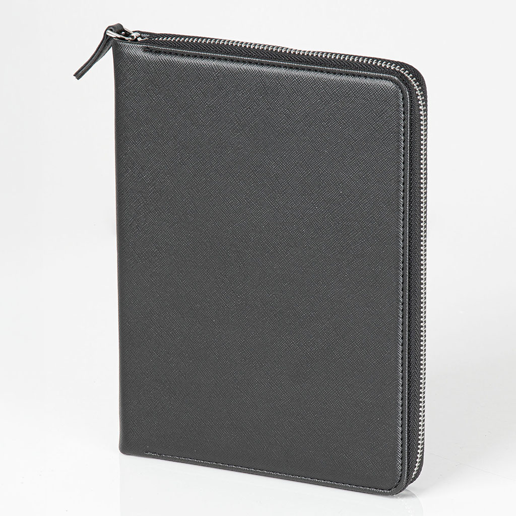 Siyah Asil 23x17 cm Suni Deri Sekreterlik