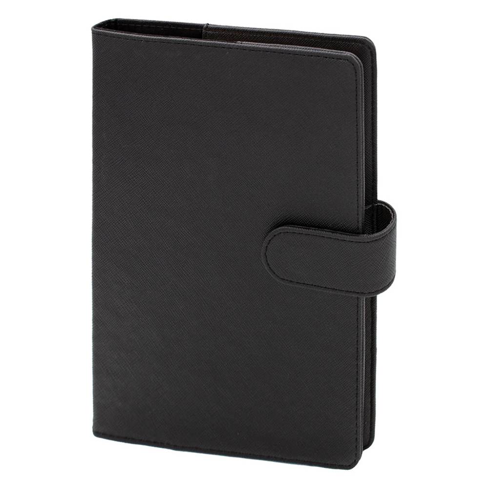 Siyah Çekmeköy Lüks Geçme Kılıf 16x23 cm Defter