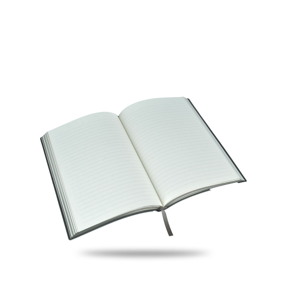 Siyah Milano 15x21 cm Çizgili Defter