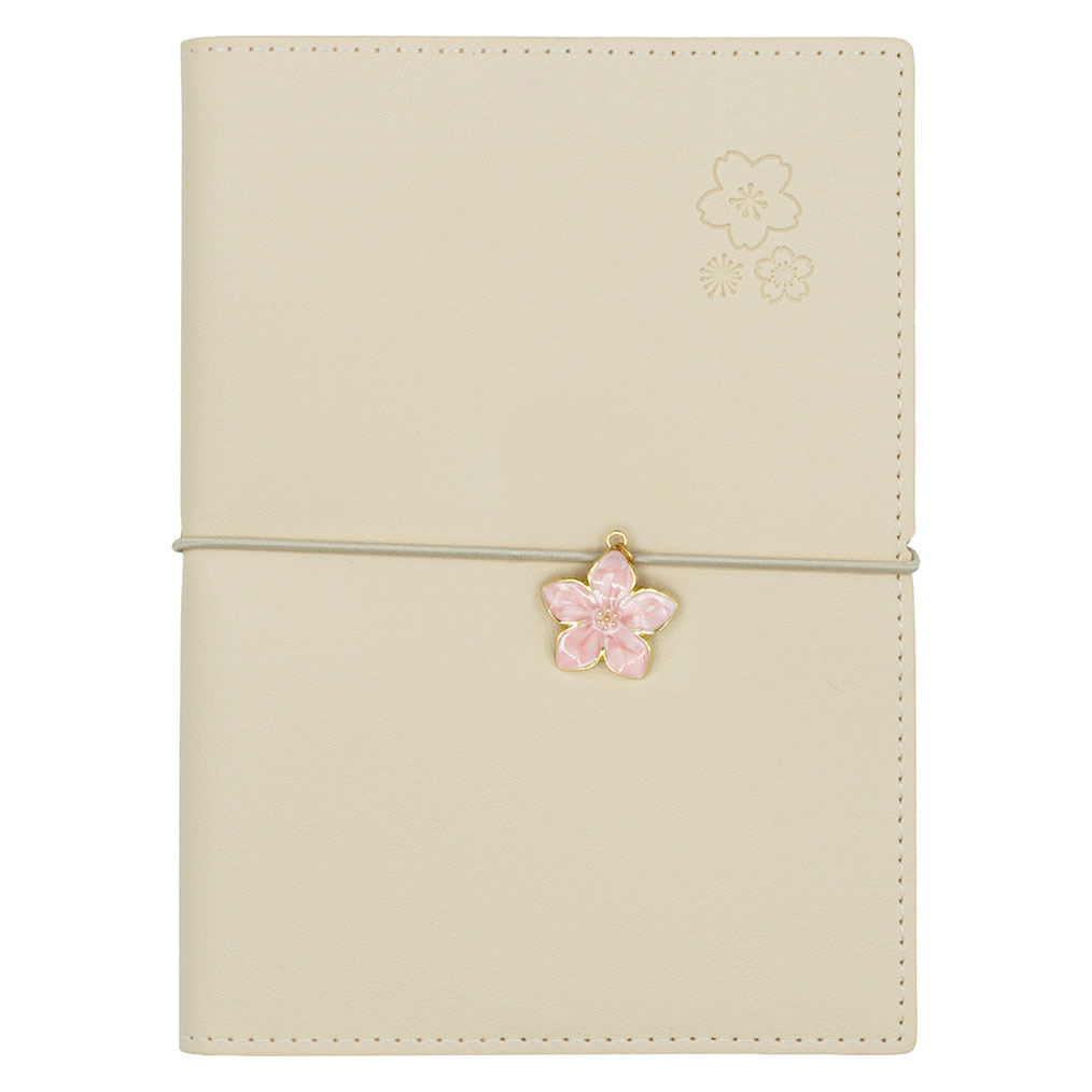 Sarı Floral 13x18 cm Çizgili Defter
