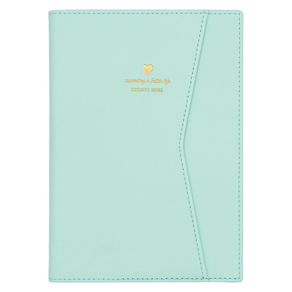 Yeşil Cover-Pocket 15x21 cm Çizgili Defter
