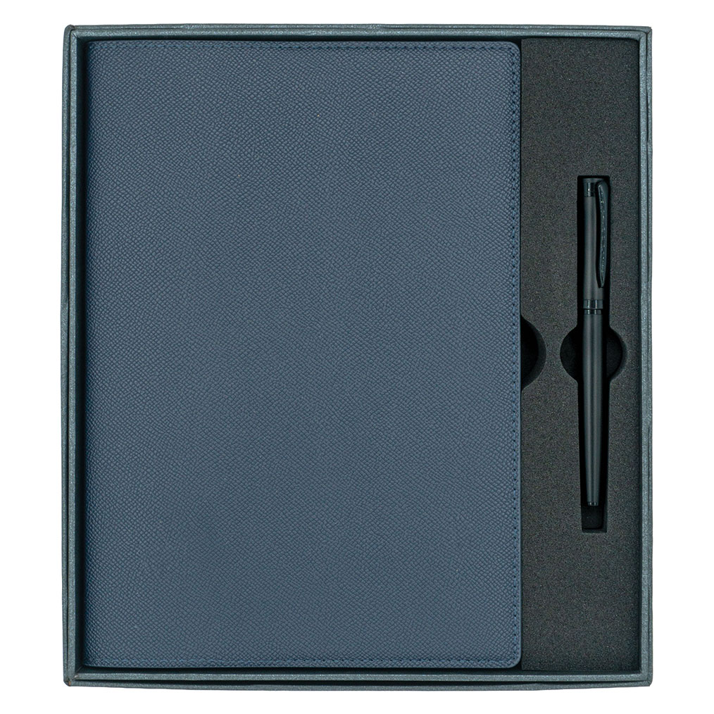 Lacivert Journal 19x25 cm Kutulu Set