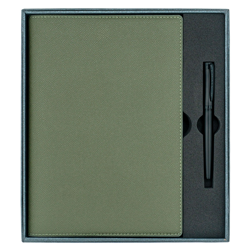 Yeşil Journal 19x25 cm Kutulu Set