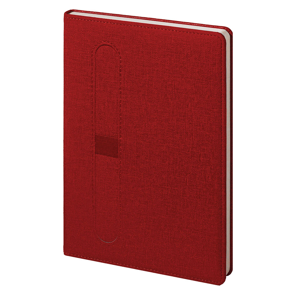 Kırmızı Şişli 15x21 cm Çizgili Defter
