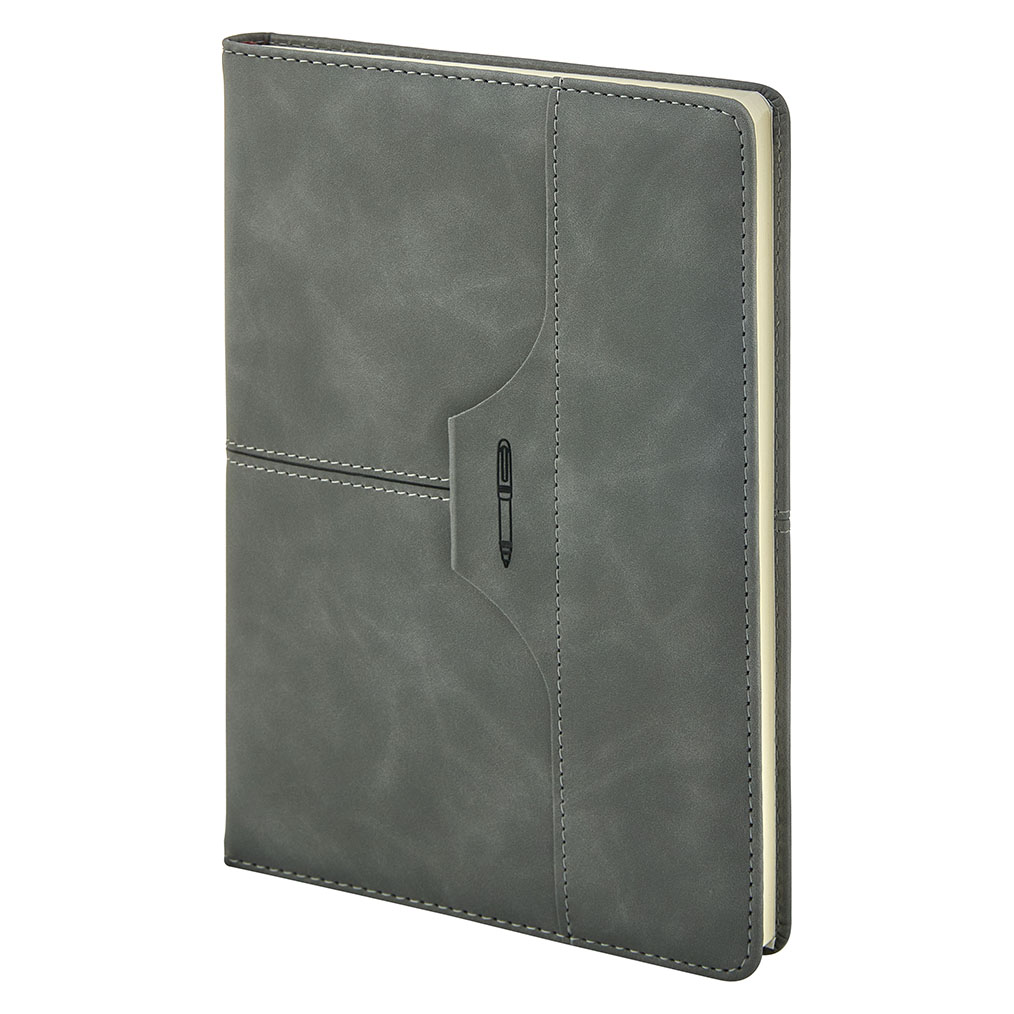 Gri Bomonti 15x21 cm Çizgili Defter