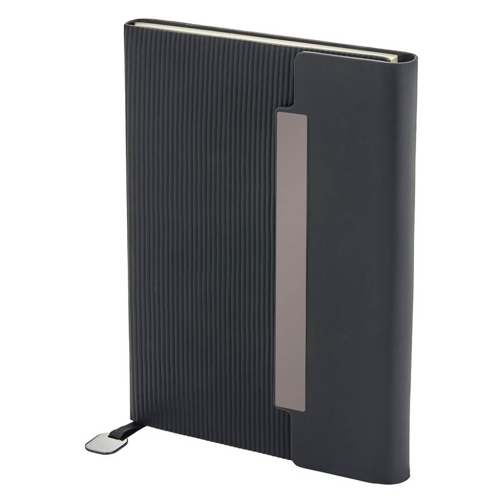 Siyah Bostancı 15x21 cm Çizgili Defter
