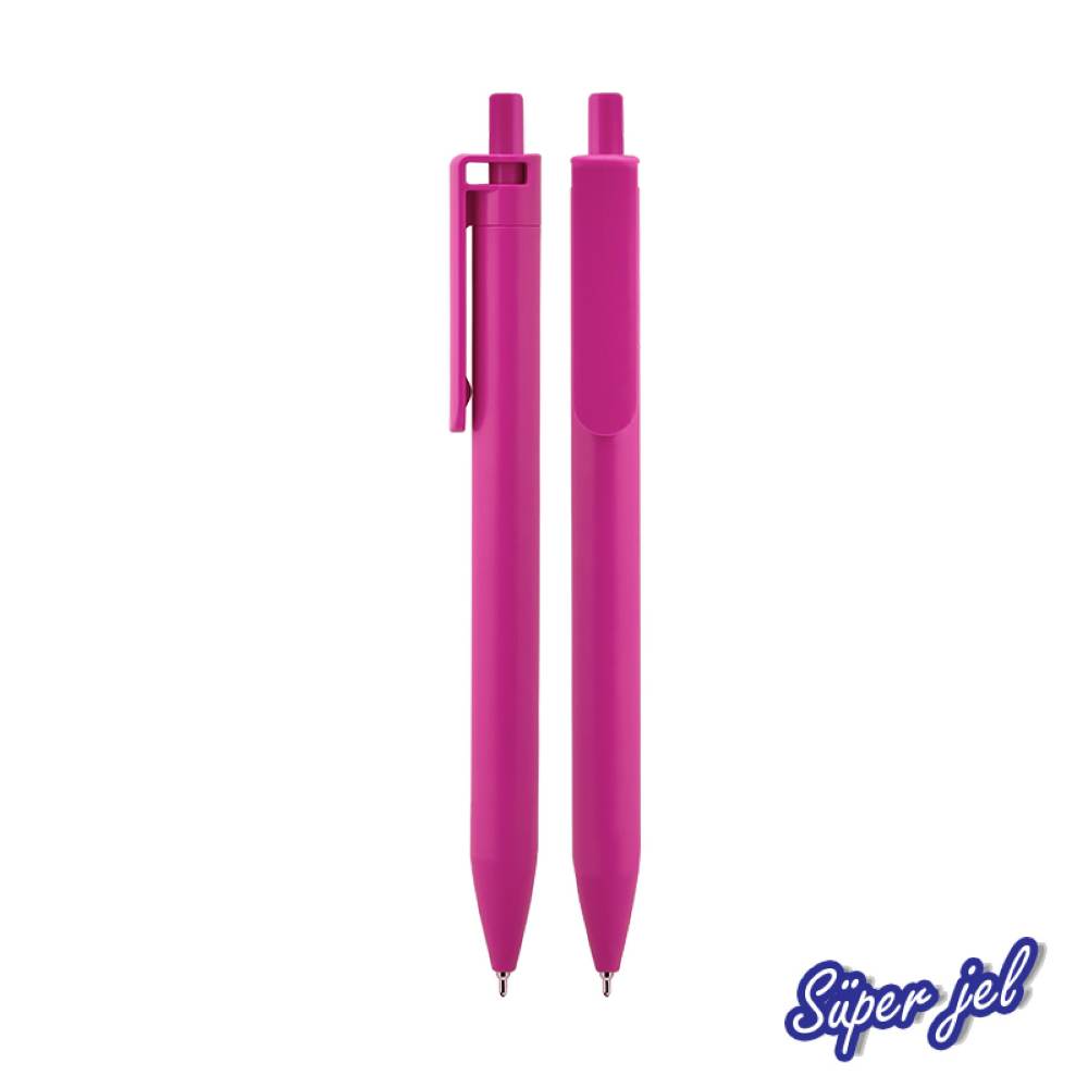 Pembe Plastik Super Jel Kalem